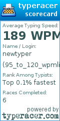 Scorecard for user 95_to_120_wpmlimit