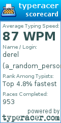 Scorecard for user a_random_person_on_the_interne