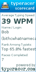 Scorecard for user bithcwhatnamecanipick