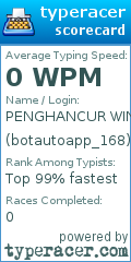 Scorecard for user botautoapp_168