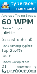 Scorecard for user catastrophical