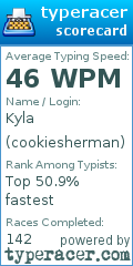 Scorecard for user cookiesherman
