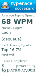Scorecard for user dequeue