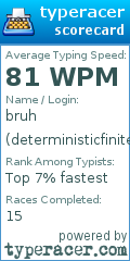 Scorecard for user deterministicfiniteautomaton
