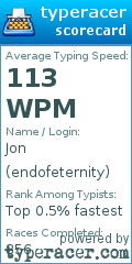 Scorecard for user endofeternity