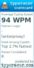 Scorecard for user enterprisey