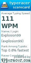Scorecard for user explosion99