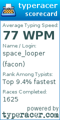 Scorecard for user facon