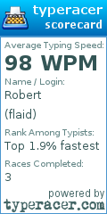 Scorecard for user flaid