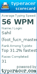 Scorecard for user foot_fucn_master20