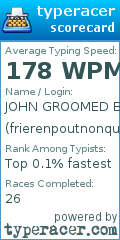 Scorecard for user frierenpoutnonquit