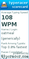 Scorecard for user generically