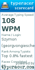 Scorecard for user georgvongiesche