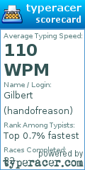 Scorecard for user handofreason