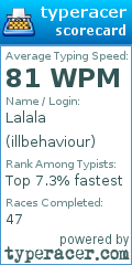 Scorecard for user illbehaviour