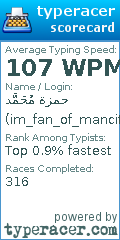 Scorecard for user im_fan_of_mancity