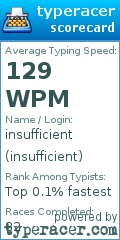 Scorecard for user insufficient