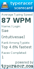 Scorecard for user intuitivesae