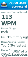 Scorecard for user isuckbutimtrying
