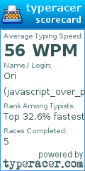 Scorecard for user javascript_over_python