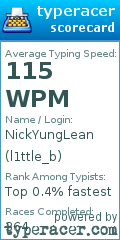 Scorecard for user l1ttle_b
