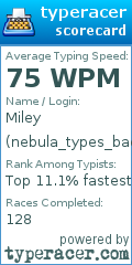 Scorecard for user nebula_types_bad