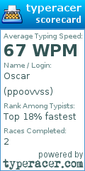 Scorecard for user ppoovvss
