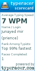 Scorecard for user prience