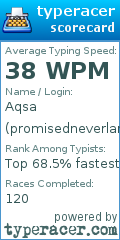 Scorecard for user promisedneverland