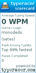 Scorecard for user setes