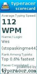 Scorecard for user stopaskingme44