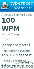 Scorecard for user temporalparts
