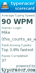 Scorecard for user this_counts_as_working