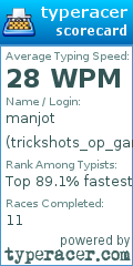 Scorecard for user trickshots_op_gaming