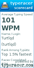 Scorecard for user turtlqd
