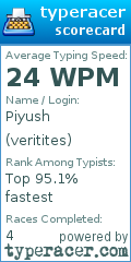 Scorecard for user veritites