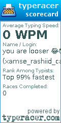 Scorecard for user xamse_rashiid_cabdi12