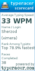 Scorecard for user ximera